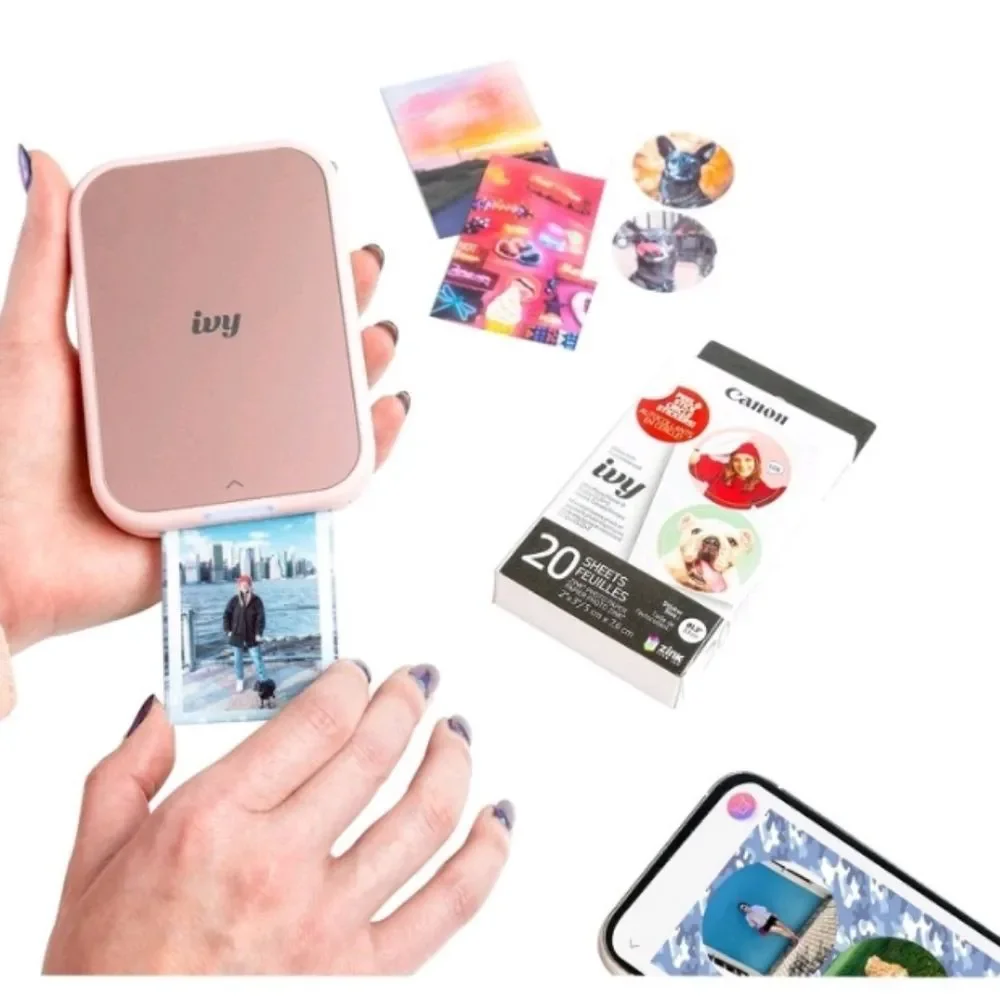 Canon Ivy‎ Mini Photo Printer 2nd Generation- Blush Pink